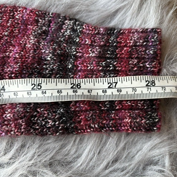 Columbia Sweater Sz M Red Turtleneck Stripe Outdoor Winter Hiking Casual Womens - Picture 9 of 9